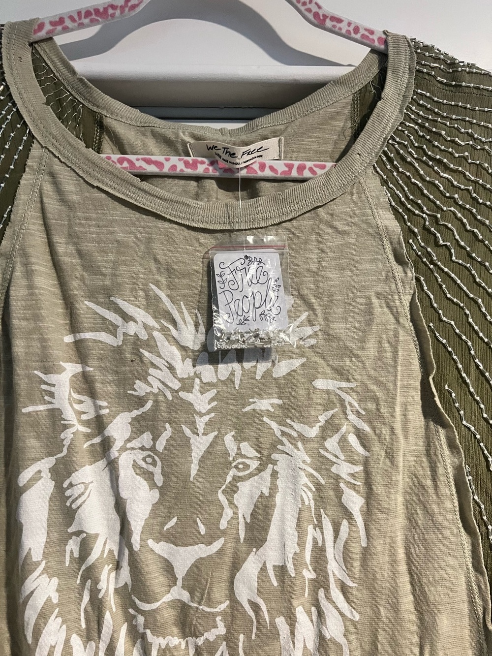 Free People - We the Free Showtime Tee - Olive - NWT - Picture 7 of 12